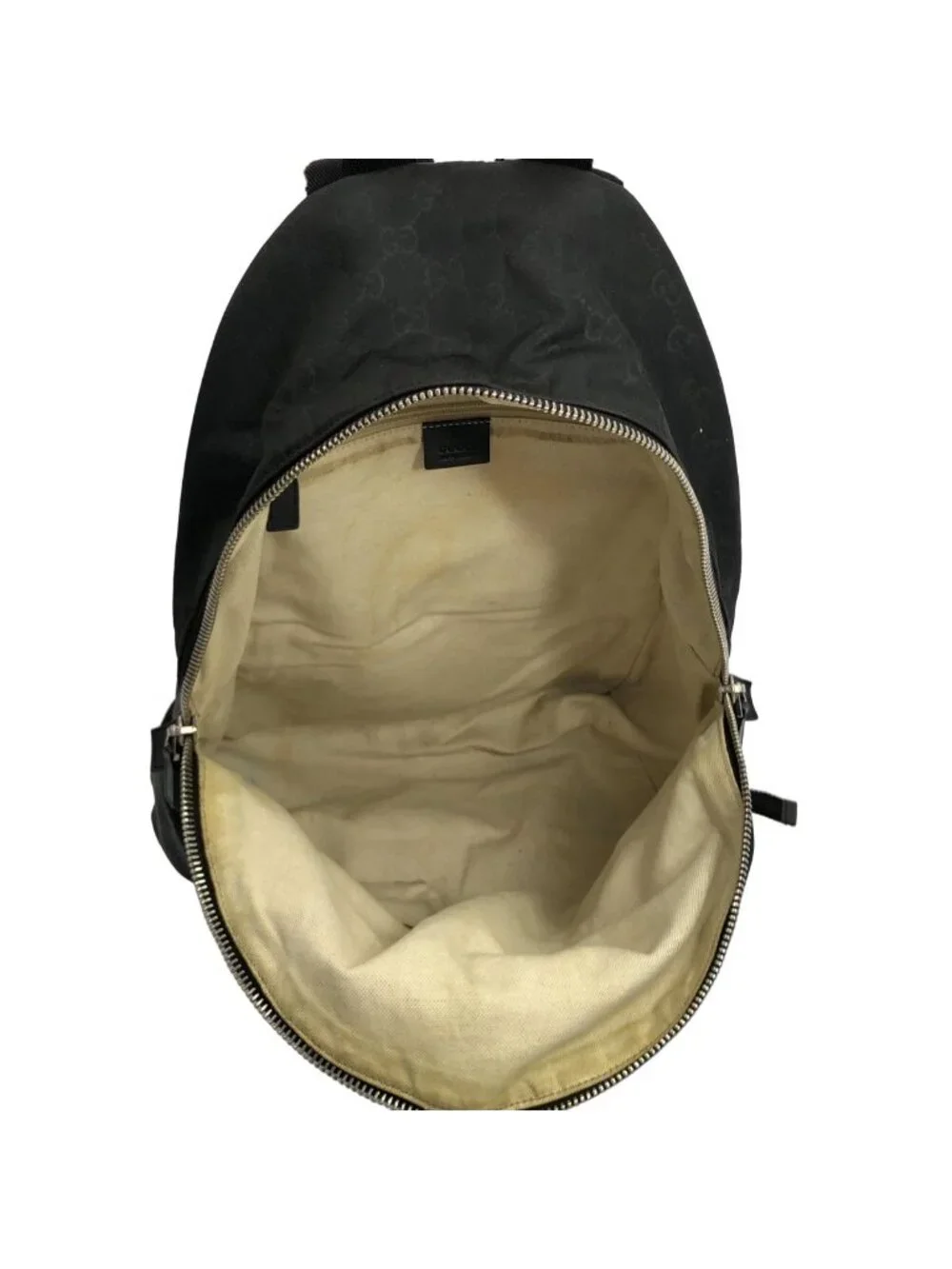 Gucci GG Monogram Nylon Backpack Black